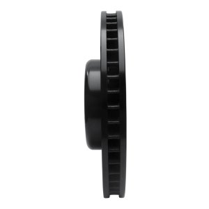 BMW 550i Brake Rotor (1) - Left Front - R1 Concepts - Drilled & Slotted - Black - `10-`18